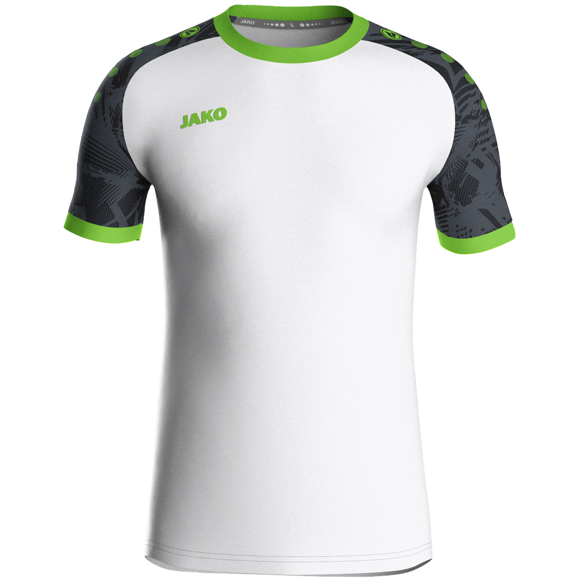weiß-schwarz-neongrün